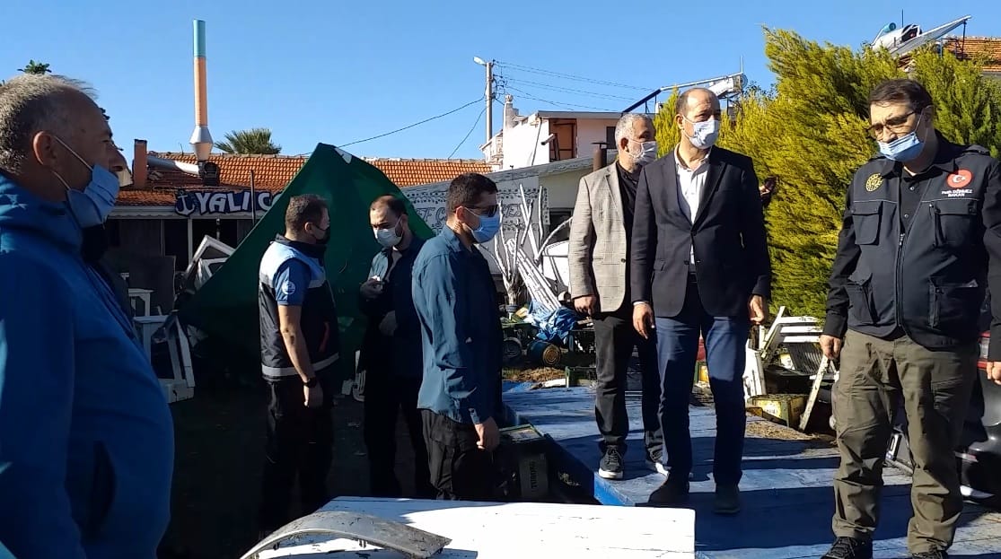 Enerji ve Tabii Kaynaklar Bakanı Fatih Dönmez Tsunami Bölgesi Sığacık'ı Ziyaret Etti 6 6 1