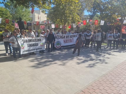 Emeklilerden ' Açlığa ve Sefalette Hayır' basın açıklaması 2 WhatsApp Image 2024 10 27 at 16.52.39