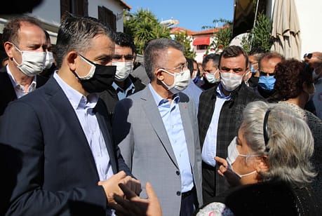 Devletin Sıcak Eli Seferihisar'da Hissedildi 2 BEKIR PAKDEMIRLI FUAT OKTAY MAGDUR VATANDAS