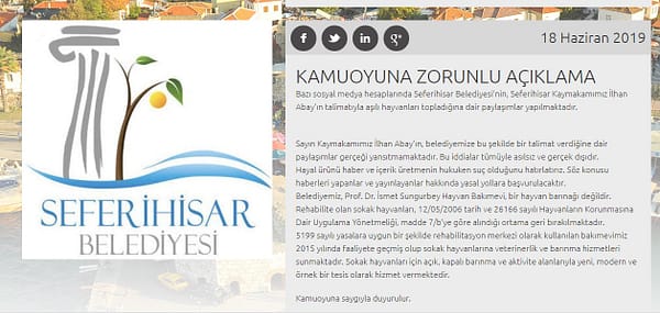 Seferihisar Belediyesinden zorunlu açıklama geldi. 1 aasdas jpg