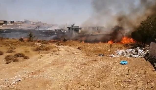 Vatandaşların Dikkati ile Otluk Alan Yangını Büyümeden Söndürüldü 1 20210803 153125