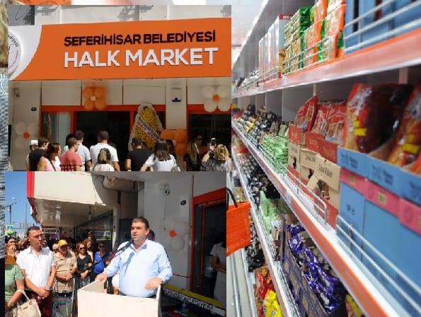 Seferihisar Belediyesi Halk Market açıldı 1 Adsız