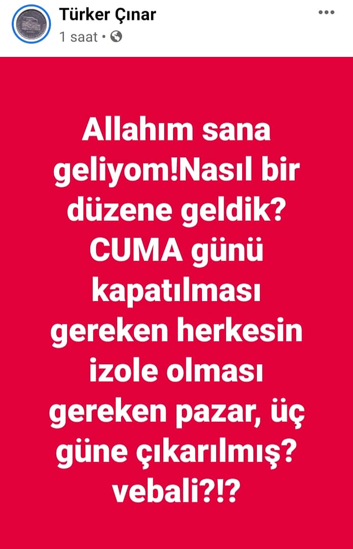 Pazar 3 Güne Çıkacak Duyurusuna Sosyal Medyadan Tepki Yağdı 1 20200408 221015