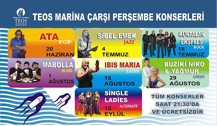 Sığacık Teos Marina'da muhteşem eğlenceli konser 1 60227165 2379349582125561 5879544571611840512 n