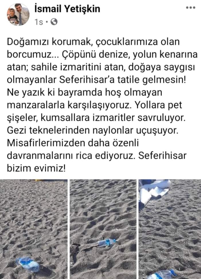 Başkan İsmail Yetişkin'den Tatilcilere Sert Çıkış "Evimizi Kirletecekseniz Gelmeyin" 1 20200802 001842