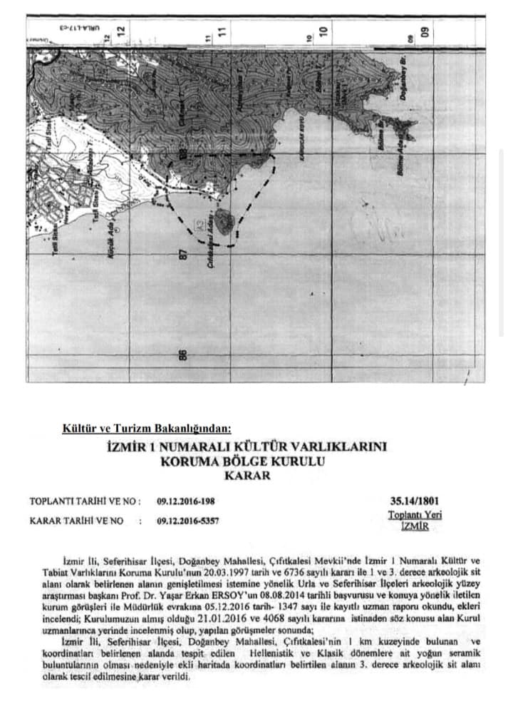 Seferihisar'da Yeni Arkeolojik Alan Tescillendi 2 IMG 20241228 135552