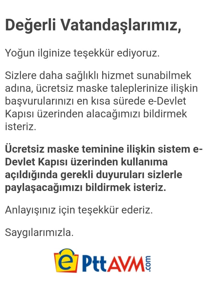 Maske Talebi Yoğun Olunca Adres Değişti 1 20200406 122718